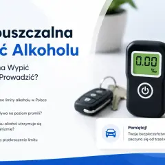 Alkomat pokazuje 0.00 promila. Dowiedz się, jaka jest dopuszczalna ilość alkoholu, by bezpiecznie prowadzić.