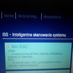 Błąd p2196: przerwa w obwodzie sondy lambda 1. Komputer diagnostyczny pokazuje też niskie wskazania podgrzewania sondy.