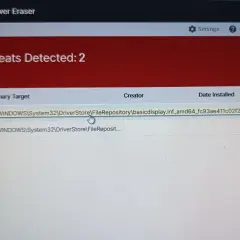Norton Power Eraser wykrył 2 zagrożenia, w tym plik systemowy. Kliknij "Fix Now", aby je usunąć.