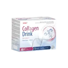 Dr.Max Collagen Drink: opinie o produkcie wspierającym skórę, włosy i stawy. Opakowanie zawiera 30 saszetek.