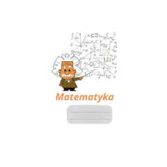 Kreskówkowa postać Alberta Einsteina wskazuje na tablicę z równaniami matematycznymi.
