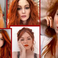 Rossetto color ciliegia: un tocco audace che esalta la bellezza delle donne con capelli rossi, creando un contrasto vibrante.
