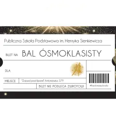 Idealne zaproszenie na komers ósmoklasisty? Gotowe wzory!