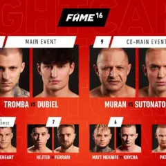 Karta walk FAME MMA 16: Tromb vs Dubiel, Muran vs Sutonator i inne pojedynki.