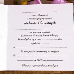 Jak wypisać zaproszenie na Komunię dla dziadków? Wzory i porady