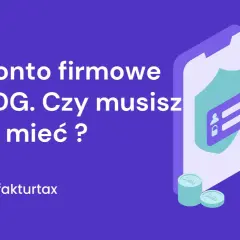 Konto firmowe JDG. Czy musisz je mieć? Grafika przedstawia telefon z ikoną bezpieczeństwa i monetami.