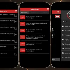 Najlepsza aplikacja OBD2 Android pokazuje parametry silnika i kody błędów.