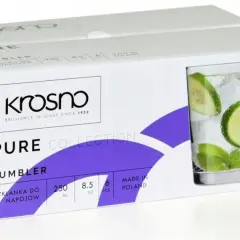 Szklanki do napojów Krosno – eleganckie kolekcje w atrakcyjnych cenach