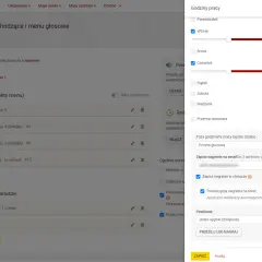 Ustawienia poczty głosowej: wybierz dni pracy, godziny, jak odsłuchać pocztę głosową i zapis nagrań.