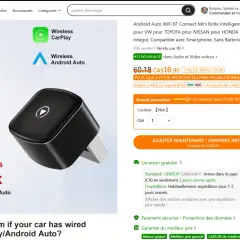 Adapter do bezprzewodowego Android Auto i CarPlay. Koniec z problemem, gdy android auto rozłącza się.