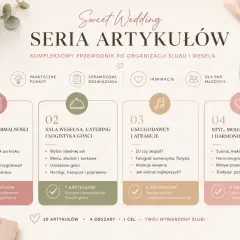 Przewodnik po przygotowaniach do ślubu: logistyka, sala, usługodawcy i styl. Wszystko, by Twój wymarzony ślub był idealny.