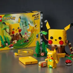 LEGO Pokémon 2026: Ein interaktives Pikachu-Trainingshaus aus 400 Teilen, inklusive Pikachu-Figur mit Lichteffekten und Zubehör.