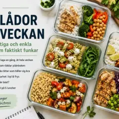 Matlådor för veckan: fem färgglada och nyttiga luncher. Här finns inspiration för billiga matlådor recept som sparar tid och pengar.