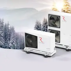 Pompy ciepła Rotenso w zimowej scenerii. Dowiedz się, jakie dofinansowanie do pompy ciepła możesz uzyskać.