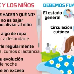 Guía sobre fiebre en niños: qué hacer y cuándo ir a urgencias por fiebre bebé 1 año. Consejos para aliviar al niño.