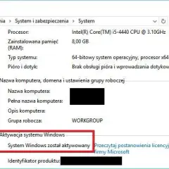Jak sprawdzić czy Windows jest oryginalny i uniknąć problemów z aktywacją