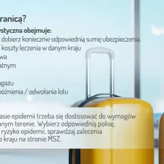 Dobra polisa turystyczna obejmuje m.in. koszty leczenia, ratownictwa, OC, ubezpieczenie bagażu, opóźnienia lotu i NNW.