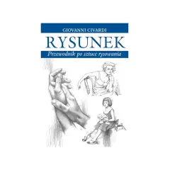 Okładka książki "Rysunek" Giovanniego Civardiego. Widoczne szkice dłoni, siedzącej kobiety i dziewczynki z zabawkami.