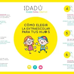 Guía para elegir las extraescolares para niños: escuchar, ofrecer, no forzar, evitar sobrecargarlos y buscar su interés.