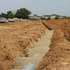 Ułożenie rur w wykopie, przygotowanie pod budowę. Cennik bez materiału.