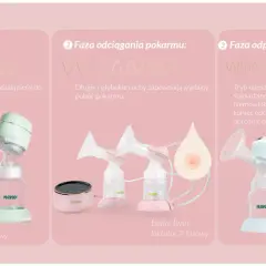 Jak rozkręcić laktację? Trzy fazy pracy laktatorów: stymulacja, odciąganie i tryb mieszany. Poznaj je i wybierz najlepszy dla siebie.