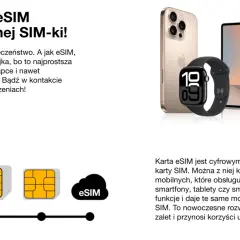 Cyfrowy eSIM Orange Flex to wygoda i bezpieczeństwo. Wirtualna karta eSIM działa na smartfonach, tabletach i smartwatchach.