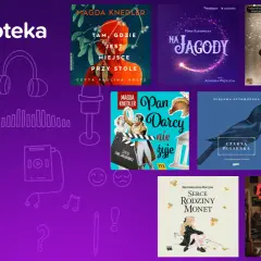 Kolekcja audiobooków polskich pisarek: Magda Knedler, Maria Konopnicka, Elżbieta Cherezińska, Wisława Szymborska, Katarzyna Puzyńska, Weronika Anna Marczak.