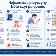 Domowe sposoby na ból szyi i karku: zła pozycja, przeciągi, „szyja smartfonowa” i zmiany zwyrodnieniowe.