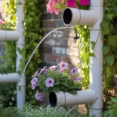 Kwietnik z rury PCV: Prosty DIY na Twój balkon i ogród
