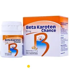 Beta Karoten Chance 10 mg na co? Suplement diety w tabletkach, wspiera zdrowie skóry i oczu. Opakowanie zawiera 50 sztuk.