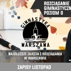 Zajęcia z gimnastyki dla dorosłych w Warszawie - popraw swoją kondycję