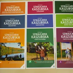 Książki z serii "Szwajcaria Kaszubska" zachęcają do aktywnego wypoczynku: wędkowania, żeglarstwa, jazdy konnej, rowerowej i narciarstwa.