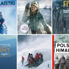 Książki o górach: "Himalaistki", "Fiva", "Góry – Stan umysłu", "Polscy himalaiści" i inne historie o wspinaczce.