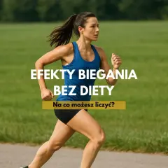 Kobieta biegnie, pokazując, jak biegac by schudnac. Efekty biegania bez diety.