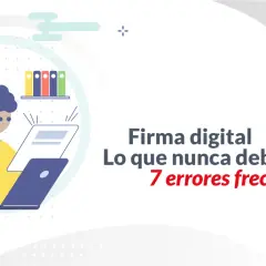 Persona frustrada con su firma digital. Evita 7 errores frecuentes para una firma pp.