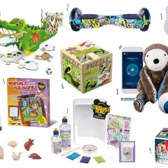 Karty edukacyjne, gra o smoku, puzzle, slime i inne pomysły na prezent dla dziecka zamiast zabawek.