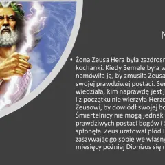 Zeus z piorunem, narodziny Dionizosa. Jakie uroczystości dały początek teatrowi w starożytnej Grecji?
