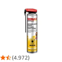 Spray Sonax per pulire contatti elettrici, ideale per elettronica e contatti professionali. Protegge dalla corrosione.