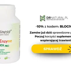 Suplement Aliness Multi Enzyme Complex PRO wspiera trawienie w żołądku. Zamów z kodem BLOG10 i poczuj korzyści!