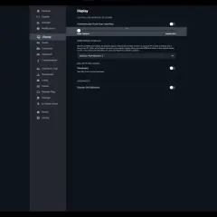 Ustawienia Steam: zakładka Wyświetlanie, opcja Big Picture Mode Windowed.