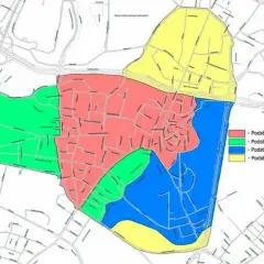 Mapa Lublina z podziałem na strefy parkowania. Podkreśla, gdzie kupić lublin bilety mpk, aby uniknąć mandatu.