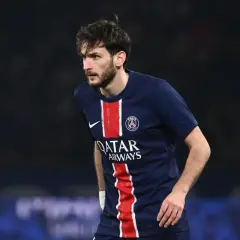 Piłkarz PSG Khvicha Kvaratskhelia w akcji. Data dołączenia do klubu nieznana.