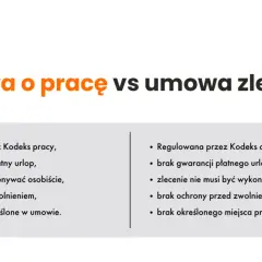 Umowa zlecenie a umowa o pracę: Kluczowe różnice i Twoje prawa