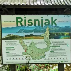 Park narodowy Risnjak: mapa z krajobrazami, szczytami i rzekami. Informacje o przyrodzie i cechach parku.