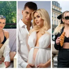 Wersow w bikini, w ciąży z partnerem i z croissantem w Paryżu. Jej wzrost budzi zainteresowanie.