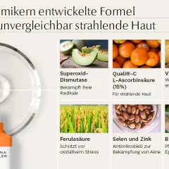 Vitamin C für das Gesicht: Anti-Aging und strahlende Haut ohne Mühe