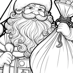 Weihnachtsmann Malvorlagen: Kostenlos herunterladen & selbst zeichnen