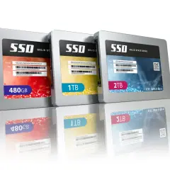Trzy dyski SSD: 480GB, 1TB i 2TB, gotowe do przyspieszenia Twojego komputera. Ten nvme dysk to przyszłość przechowywania danych.