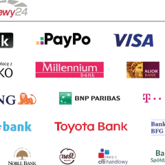 Logo Maxi Zoo obsługuje płatności PayPo, Visa, Mastercard, mBank, Santander, Blik i inne.
