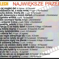 Jacek Lech - największe przeboje. Lista utworów, m.in. "Co jej mogłeś dać", "Dwudziesta lat", "Cygańska wróżba", "Nie mówię żegnaj".